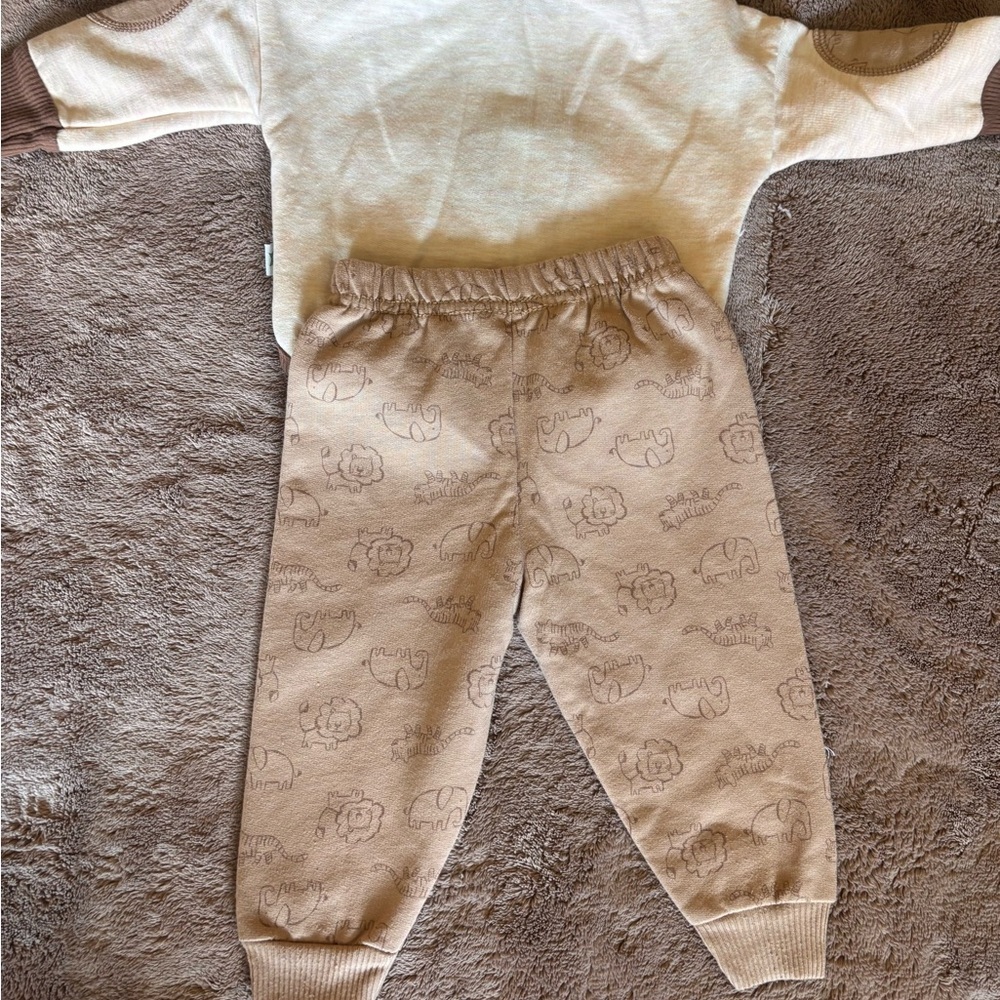 Millie & Myles Baby Boys Lion Sweatshirt and Joggers Set 3-6M D94490 - Picture 4 of 4